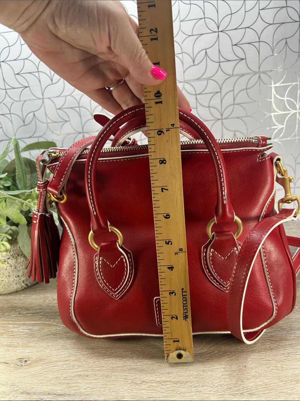 3637 Dooney & Bourke Florentine Edge Medium Satchel 883637 - Picture 15 of 15
